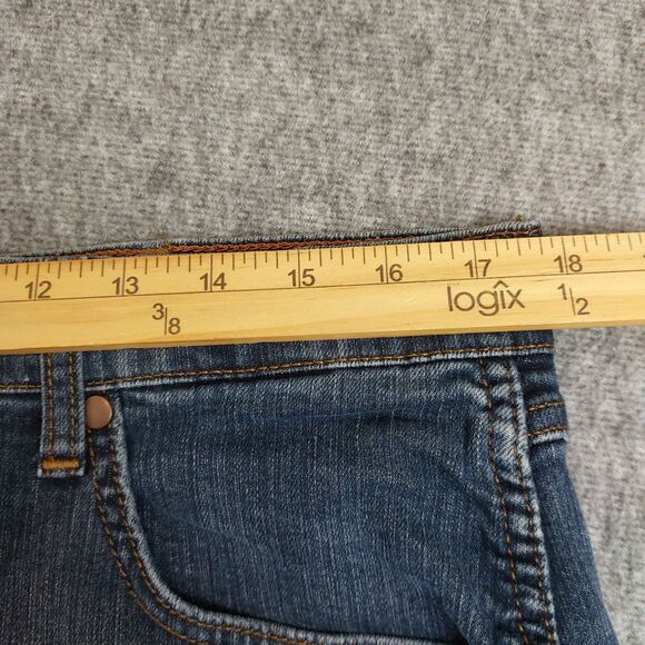 Wrangler Retro Relaxed Boot Cut Men 34x32 (Fit 35x31) Jeans Blue Classic Style - Picture 6 of 9